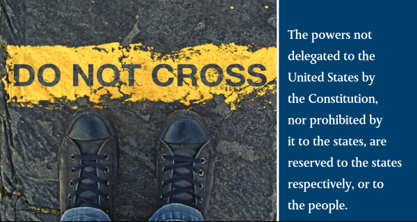 The powers not delegated to the United States by the Constitution, nor prohibited by it to the states, are reserved to the states respectively, or to the people The powers not delegated to the United States by the Constitution, nor prohibited by it to the states, are reserved to the states respectively, or to the people